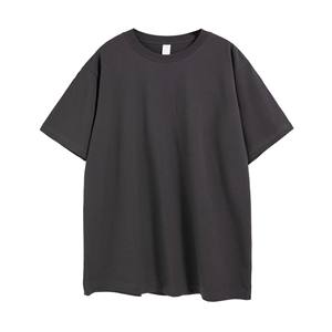 Logotipo personalizado ligero unisex transpirable de alta calidad de manga corta o cuello de estilo de moda clásico de gran tamaño camisetas de los hombres - Product Image 6