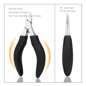 Meilleure qualité manucure coupe-ongles poignée en acier inoxydable robuste incarné orteil coupe-ongles avec emballage personnalisé - Product Image 5