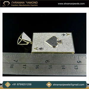 เครื่องประดับคุณภาพดีของขวัญคริสต์มาส2.85เงิน925จี้เพชรโมอิสอัญมณีสีเงินแบบกำหนดเอง - Product Image 4