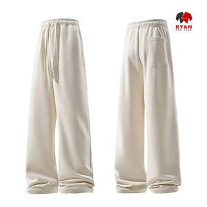 Ryan Pro Gear Pantalon de survêtement pour homme respirant séchage rapide écologique fermeture à cordon léger décontracté coton/polyester polaire - Product Image 2