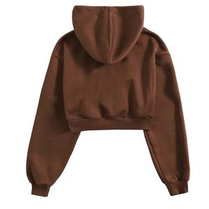OEM Sudadera con capucha Proveedor Pullover 400gsm Fleece Algodón Poliéster Calidad Premium Sudaderas con capucha de gran tamaño para mujer - Product Image 2