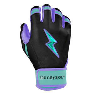 Guantes de bateo de béisbol de puño corto con diseño de logotipo personalizado del fabricante Guantes de softbol de cuero de alta calidad Guantes de bateo beisbol - Product Image 2