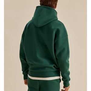 Tissu en molleton 100% coton de haute qualité, chemise araignée à manches longues, crochet, capuche, costume pour homme, style d'hiver, sweat à capuche gonflé - Product Image 5