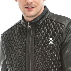 Chaqueta de cuero personalizada de nueva calidad a la moda para hombre, gran oferta, chaqueta de cuero personalizada de tamaño y color para hombre - Product Image 5