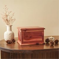 Artesanías superiores hechas a mano estilo americano urna de madera maciza para adultos cremación humana personalizable Color tamaño funerario Memorial