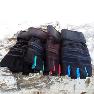 Custom Half Finger Gym Fitness <b>Gloves</b> Neoprene Adjustable Wrist Strap Non Slip Weightlifting Workout Training <b>Gloves</b> Unisex OEM - Product Image 6