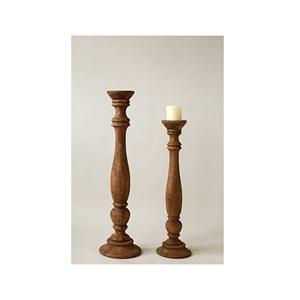 Bougeoir moderne en bois sculpté, look élégant, parfait pour l'intérieur de la maison minimaliste et la décoration romantique - Product Image 3