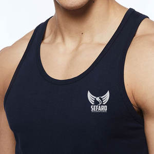 Venta caliente de la calidad superior de los hombres Tank Top Loose Fit Hombres Tank Top Gym Fitness Wear Hombres Tank Top - Product Image 4