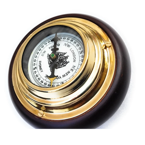 Brújula plana de bolsillo personalizada, brújula de latón hecha a mano, regalo de aniversario, brújula grabada personalizada - Product Image 5