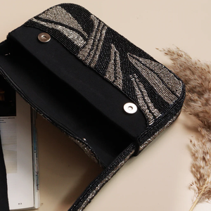 Mode indienne Style bohème Designer femmes Boho perlé pochette sacs de messager à la main sac à bandoulière soirée par artisanat de luxe - Product Image 2