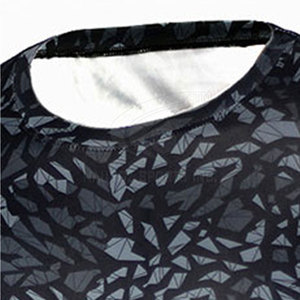 Top venta de los hombres de transpirable Rash Guard de manga larga MMA Wear Color personalizado de secado rápido logotipo personalizado - Product Image 4