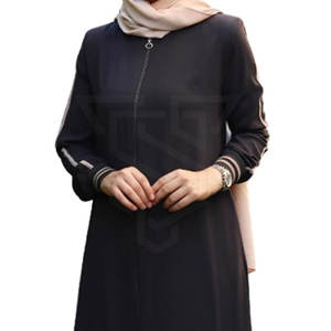 Diseños de alta calidad nuevo estilo mujeres Abaya fabricante profesional islámico Abaya transpirable musulmán manga larga Abaya - Product Image 6