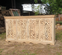 Buffet moderne de luxe en bois massif de style antique pour la maison pour le stockage dans la cuisine, la chambre à manger ou les meubles de salon