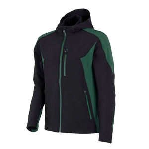 Veste Softshell sur mesure pour homme Capuche amovible Look élégant Coupe-vent Imperméable Deux tons Prix de gros Vestes Softshell - Product Image 4