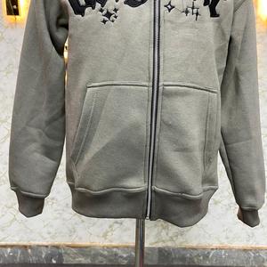 Vente chaude Logo personnalisé Sweat à capuche zippé le plus demandé Puff Imprimé Fabriqué en usine Prix bon marché Hoodies Hommes Sweats à capuche pour hommes - Product Image 2