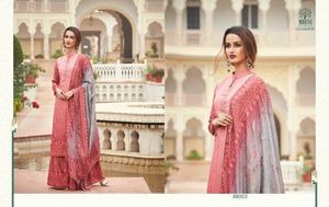 Costume de mariage pakistanais indien de haute qualité en crêpe avec broderie impression numérique Salwar Kameez avec Dupatta tenue de fête - Product Image 6