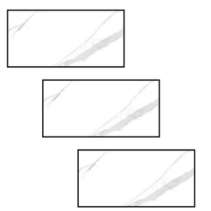 Azulejos de Pared de Cerámica con Aspecto de Mármol Blanco Brillante de 30x60 cm para Baños y Cocinas - Product Image 6