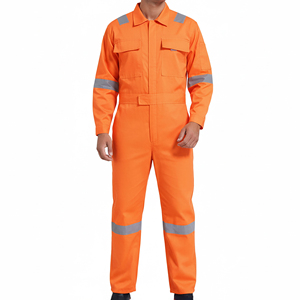 Traje Impermeable Reflectante de PVC/Material de Punto de Alta Resistencia para Repartidores, Overoles de Trabajo - Product Image 1