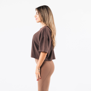 Camiseta Corta de Algodón 100%, Estampado Puff, Personalizable, Holgada, Informal, de Uso Diario, Manga Corta, Básica, Ajustada, con Estampado de Cuadros, Argyle y Dibujos Animados - Product Image 3