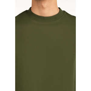 T-shirts amples en jersey 100 % coton, style streetwear, coupe oversize, taille MN-TS-SS26-004-D, respirants, compressés, vierges - Product Image 3