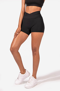Pantalones cortos transpirables de algodón Spandex para mujer de alta calidad, ropa deportiva informal para Yoga, colores personalizados disponibles - Product Image 5
