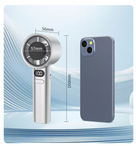 인기 급상승 USB 충전식 휴대용 미니 선풍기 터보 쿨링 속도 조절 가능 휴대용 야외 조용 작동 4-6시간 사용 - Product Image 6
