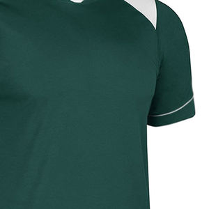 Camiseta de fútbol transpirable de secado rápido impermeable 100% poliéster cuello redondo para adultos con logotipo personalizado-Ropa deportiva al aire libre - Product Image 4