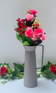 Top Trending Metal Wedding Decoration Venta al por mayor Florero Home Hotel Decoration Revestimiento en polvo Acabado Hecho a mano Logotipo personalizado - Product Image 2