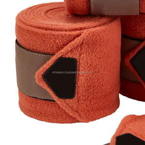 Top Quality Horse Fleece Bandages Polo Wraps Stable <b>Equestrian</b> Leg Wrap Set Of 4 Customize Logo And Color Polo Bandage - Product Image 2