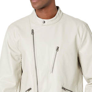 แจ็คเก็ตหนังผู้ชายแฟชั่นสุดเท่  มีไซส์พลัส  ลายเรียบ  ราคาสมเหตุสมผล - Product Image 6