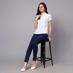 เสื้อโปโล Fit2Fight แบบสั่งทำพิเศษ ผ้าฝ้าย 100% เสื้อแขนสั้นสำหรับฤดูร้อน พร้อมปักโลโก้ เสื้อโปโลแฟชั่นสำหรับผู้หญิง - Product Image 6