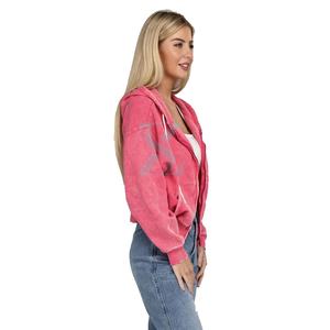 เสื้อฮู้ดมีซิปโอเวอร์ไซส์สำหรับผู้หญิงเสื้อมีฮู้ดผ้าฟลีซแบบสวมหัวมีฮู้ดโอเวอร์ไซส์สำหรับฤดูหนาว - Product Image 2