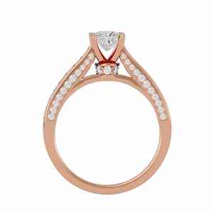 แหวนหมั้นเพชรธรรมชาติที่ได้รับการรับรองจากห้องปฏิบัติการสำหรับผู้หญิงได้รับการรับรองจาก IGI และ ingemco ในอินเดีย - Product Image 3