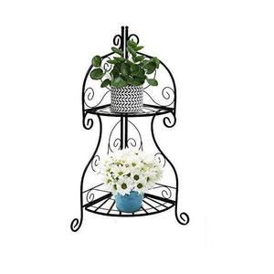 Support de plantes en métal pour une utilisation en intérieur et en extérieur, support de présentation de pots de fleurs durable pour la maison et le jardin - Product Image 2
