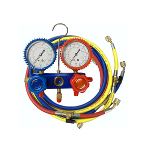 Manomètre de pression pour climatiseur quatre voies avec tuyaux de 5 pieds pour réfrigérants R22, R410A, R12, R404A, équipement de diagnostic HVAC - Product Image 5