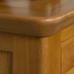 Solid Oak Accent Sideboard with Drawer and Cupboard for Home Living Room Hotel or Apartment Furniture - Product Image 5