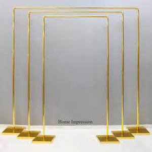 Recién llegado, decoración de boda decorativa de Metal chapado en oro, suministros de soporte Harlow de Venta caliente de fabricante indio - Product Image 5