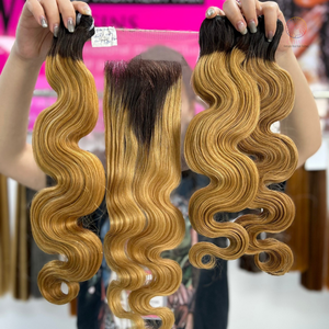 Extensions de cheveux humains vietnamiens 100% paquets de cheveux ondulés super doux et soyeux - Product Image 3