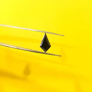 2 ct Noir Cerf-Volant Forme Moissanite Diamant Noir Fantaisie Forme Moissanite Excellente Coupe VVS Clarté Fabrication Pour Bijoux Personnalisés - Product Image 3