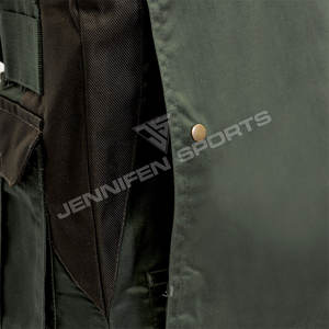 Gilet de chasse imperméable en Gore-Tex grande taille pour l'hiver, bandes de cartouches, tissu en toile de coton/nylon, fermeture éclair, poches avant - Product Image 5