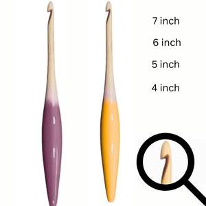 Crochet avec une prise confortable, parfait pour les créateurs de mode lente, les amateurs de laine et tous ceux qui réalisent des créations sans presser - Product Image 3