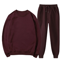 Ensemble de survêtement sport décontracté pour femmes grandes tailles OME de haute qualité, respirant, écologique, en molleton 100% coton, hiver