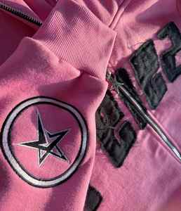 Fabricant OEM, survêtement streetwear avec broderie usée et délavage à l'acide, 100% coton molletonné, qualité supérieure, survêtement 500 GSM - Product Image 3