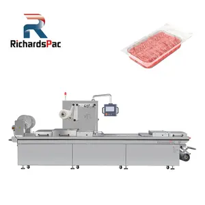 Geräucherte Filet Vakuum Gas spülung Thermo forming Verpackungs maschine Fleisch MAP Maschine