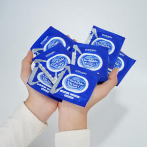 ผ้าเช็ดทำความสะอาดแบบเปียกที่ไม่ทอเป็นมิตรกับสิ่งแวดล้อม1แผ่น - Product Image 3