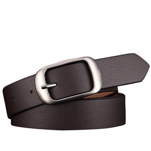 Cinturón de Cuero Genuino de Alta Calidad, Cómodo, Estilo Casual y de Negocios, con Hebilla de Aleación Elegante, Tamaño Personalizado para Hombre - Product Image 4