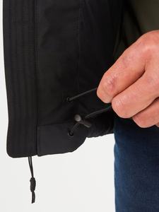 Veste d'hiver en toile imperméable élégante pour hommes Manteau matelassé à capuche durable et chaud Vêtements d'extérieur légers - Product Image 4