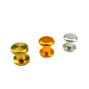Rivets en laiton de production sur mesure, rivets à tête plate en cuivre - Product Image 1