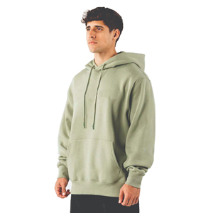 Fabricant de sweat à capuche personnalisé 100% en coton mélangé pour hommes logo brodé en tissu français doublé en polaire surdimensionné pour la saison hivernale - Product Image 3