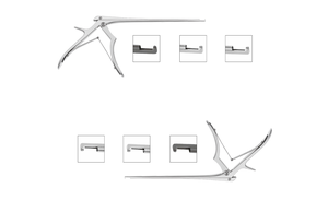 เครื่องเจาะผ่าตัดแบบเคอร์ริสัน ด้ามจับแบบปกติ แผ่นรองเท้าแบบแบนพิเศษ - Product Image 2